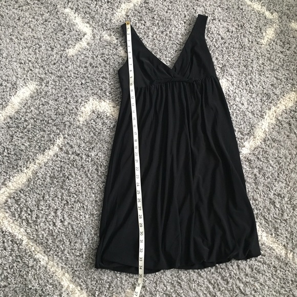 😎☀️ NEW A•B•S Essentials BLACK Bubble Dress Sm - Picture 6 of 10